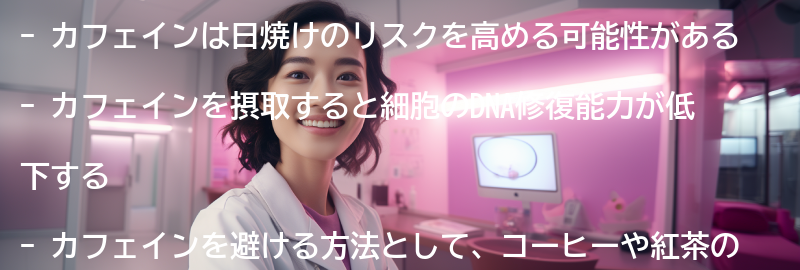 カフェインを避ける方法の要点まとめ