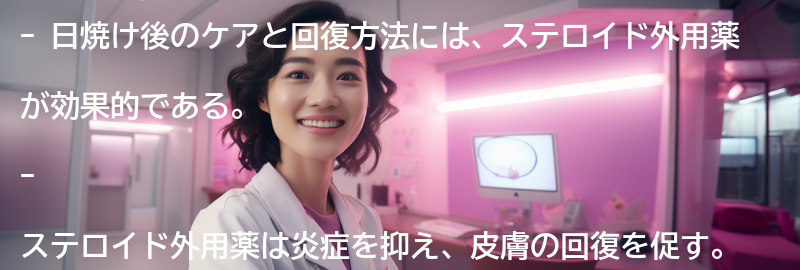 日焼け後のケアと回復方法の要点まとめ
