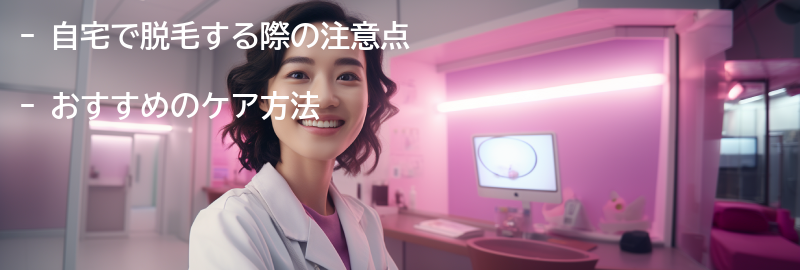 自宅で脱毛する際の注意点とおすすめのケア方法の要点まとめ