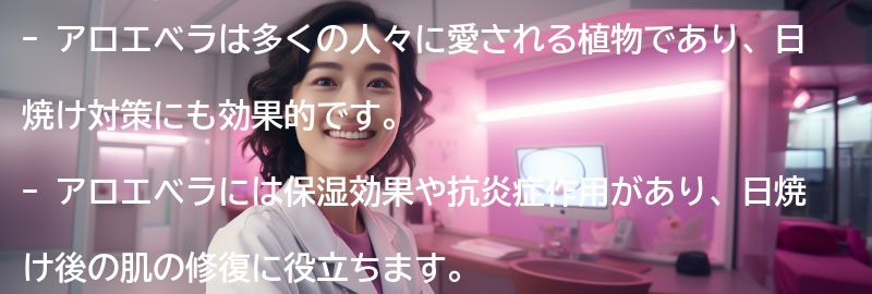 アロエベラとは？の要点まとめ