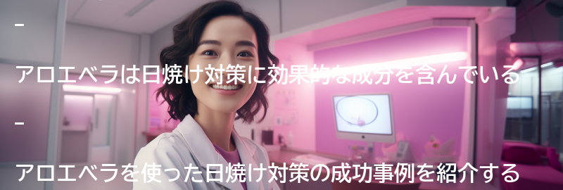 アロエベラを使った日焼け対策の成功事例の要点まとめ