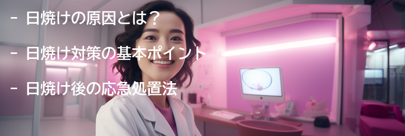 日焼け対策の基本をおさらいの要点まとめ