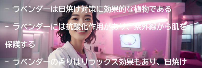 ラベンダーの効果とは？の要点まとめ