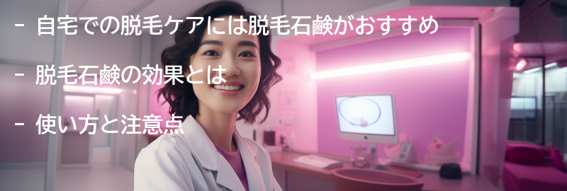 自宅での脱毛ケアにおすすめの脱毛石鹸ブランドの要点まとめ