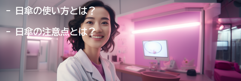 日傘の使い方と注意点の要点まとめ