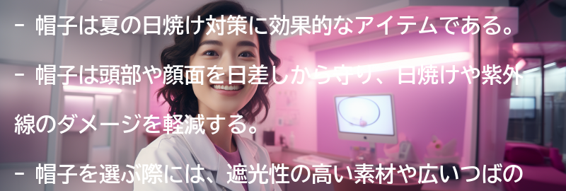 帽子の効果とは？の要点まとめ