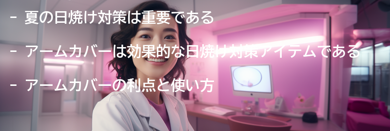 日焼け対策の重要性の要点まとめ