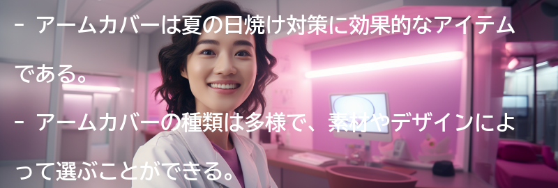 アームカバーの種類と選び方の要点まとめ
