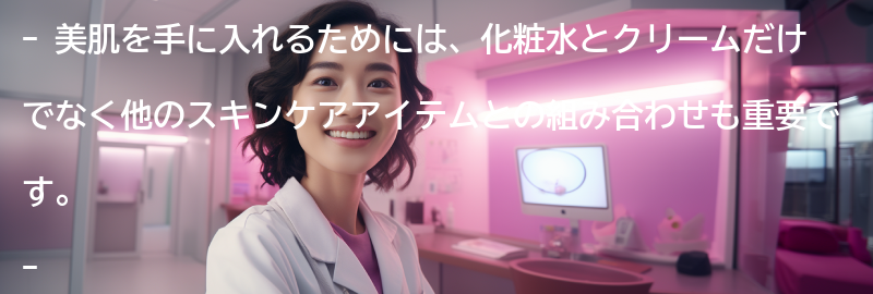 美肌を手に入れるための他のスキンケアアイテムとの組み合わせ方の要点まとめ