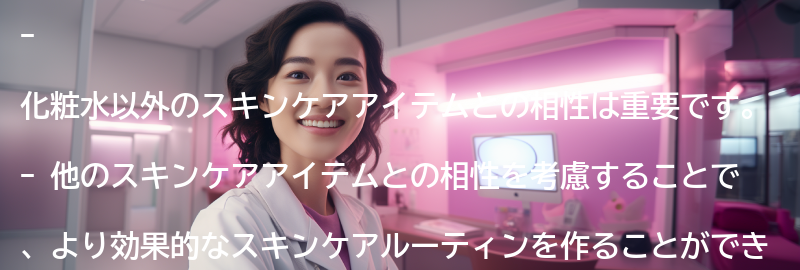 化粧水以外のスキンケアアイテムとの相性についての要点まとめ