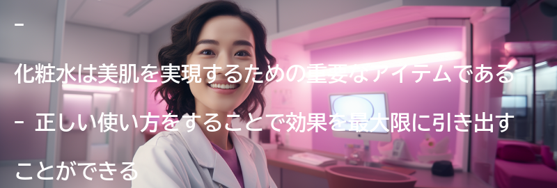 美肌を実現するための化粧水の正しい使い方の要点まとめ