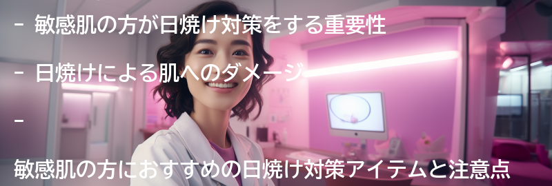 敏感肌の方が日焼け対策をする重要性の要点まとめ