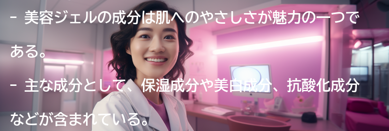 肌へのやさしさが魅力！美容ジェルの成分についての要点まとめ
