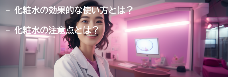 化粧水の効果的な使い方と注意点の要点まとめ