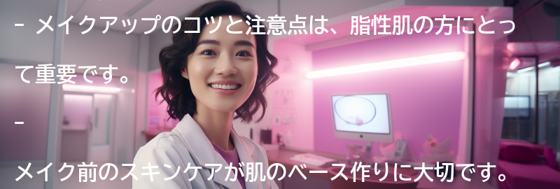 メイクアップのコツと注意点の要点まとめ