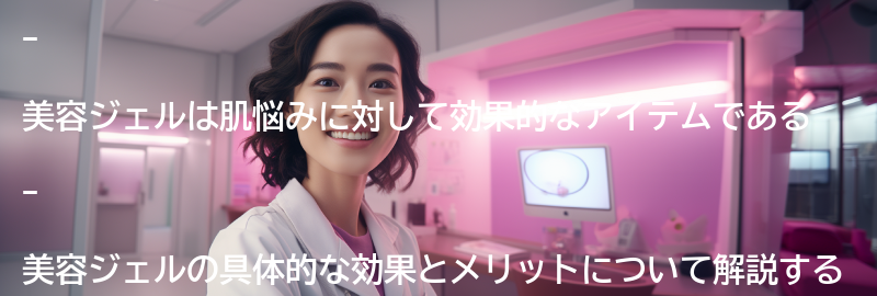 美容ジェルの効果とは？肌悩みに対する具体的な効果とメリットの要点まとめ