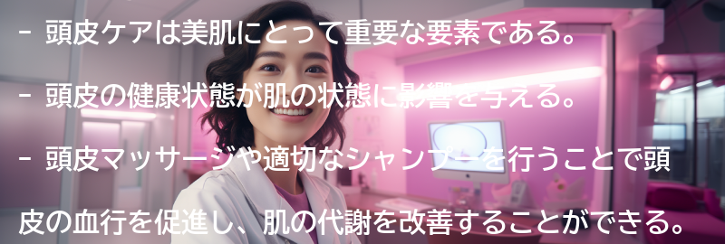 頭皮ケアの重要性と美肌への影響の要点まとめ