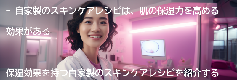 保湿効果を持つ自家製のスキンケアレシピの紹介の要点まとめ