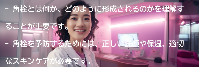 角栓に関する注意点と予防策の要点まとめ