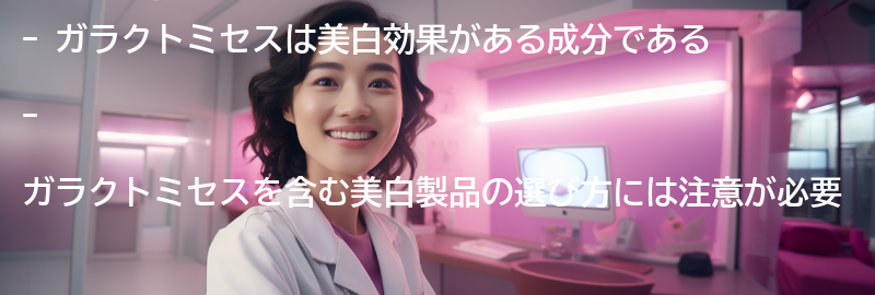 ガラクトミセスを含む美白製品の選び方の要点まとめ