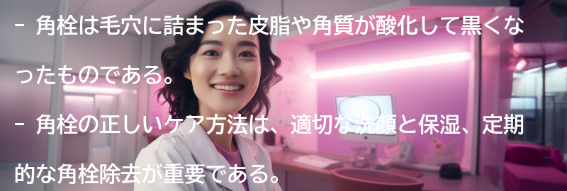 角栓とは何か？-の要点まとめ