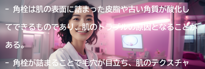 角栓が肌に与える影響-の要点まとめ