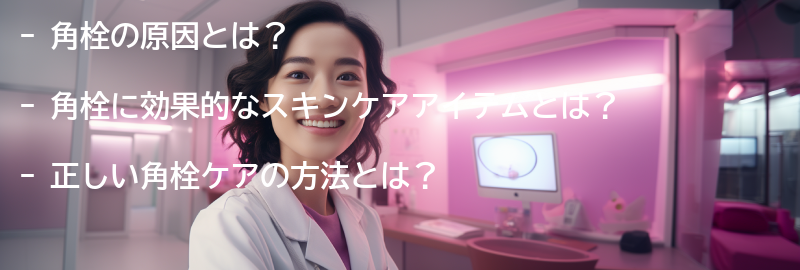 角栓に効果的なスキンケアアイテム-の要点まとめ