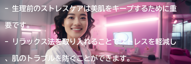 生理前のストレスケアとリラックス法の要点まとめ