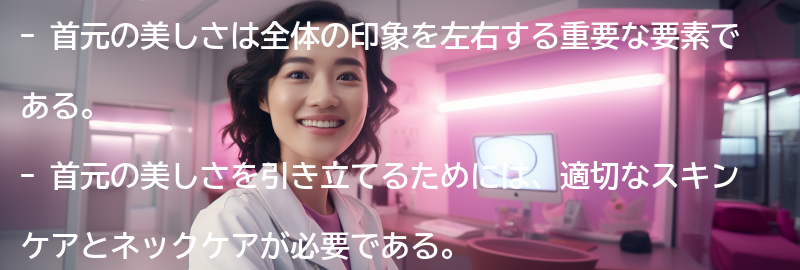 首元の美しさの重要性の要点まとめ