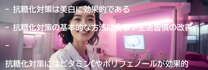 抗糖化対策の基本的な方法の要点まとめ