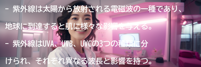 紫外線とは何か？の要点まとめ