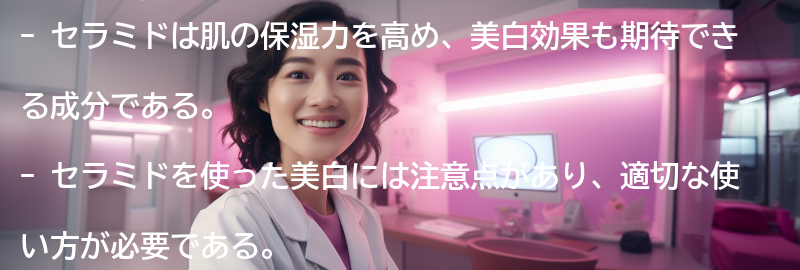 セラミドを使った美白の注意点と副作用についての要点まとめ