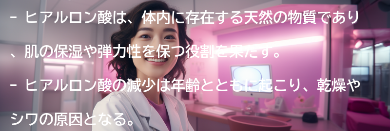 ヒアルロン酸とは何ですか？の要点まとめ