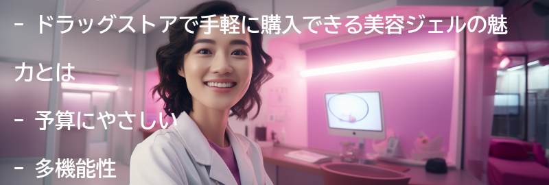 ドラッグストアで手軽に購入できる美容ジェルの魅力とはの要点まとめ