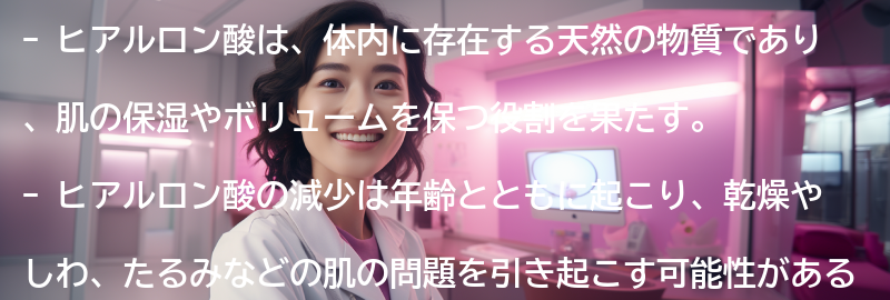 ヒアルロン酸とは何ですか？の要点まとめ