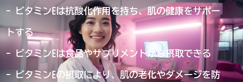 ビタミンEとは何か？の要点まとめ