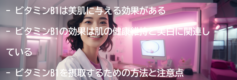 美肌に与える効果の要点まとめ