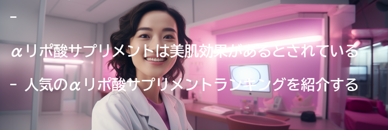 人気のαリポ酸サプリメントランキングの要点まとめ