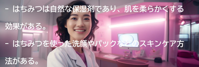 はちみつを使ったスキンケアの方法の要点まとめ