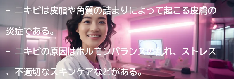 ニキビとは何か？-の要点まとめ ニキビのない綺麗