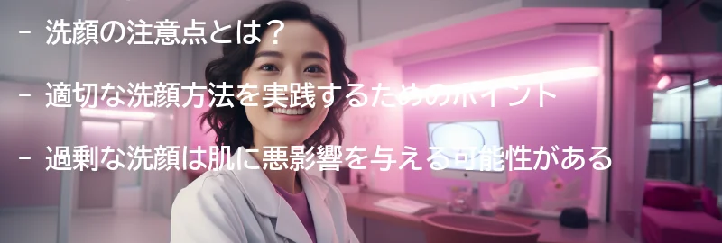 洗顔の注意点-の要点まとめ