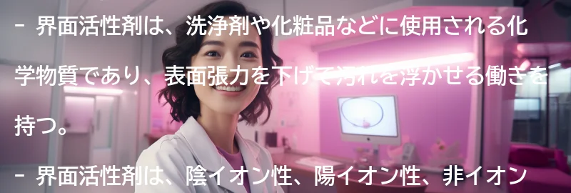 界面活性剤とは何か？の要点まとめ ニキビのない綺麗