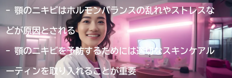 顎のニキビを予防するためのスキンケアルーティンの要点まとめ