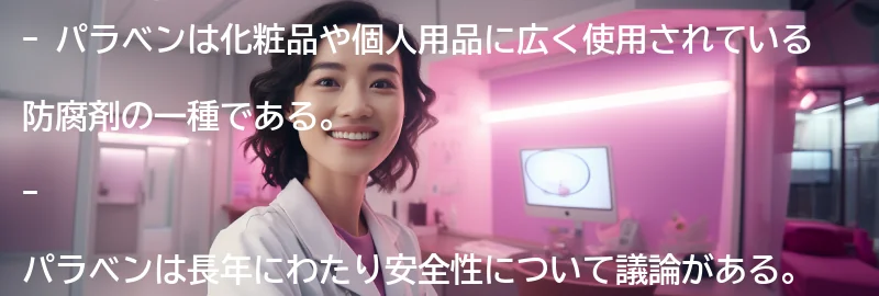 パラベンとは何か？の要点まとめ
