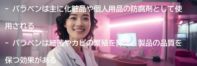 パラベンの主な使用目的と効果の要点まとめ