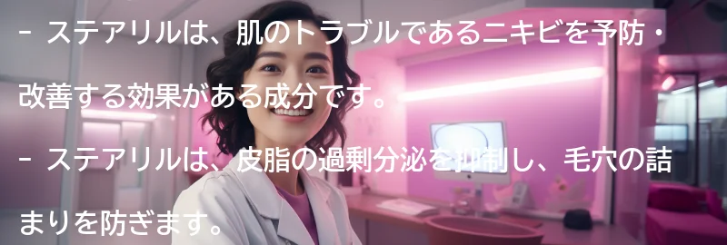 ステアリルの効果とは？の要点まとめ