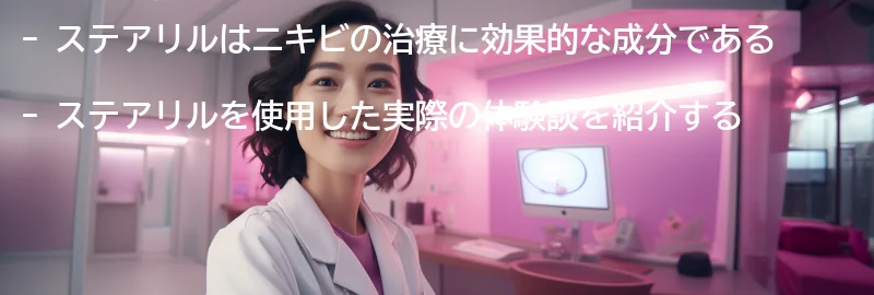 ステアリルを使った実際の体験談の要点まとめ